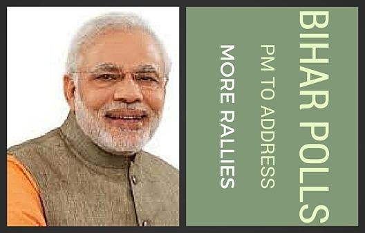 PM to address over a dozen rallies in Bihar