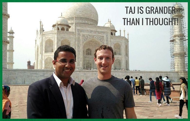 Taj Mahal more stunning than I expected: Zuckerberg