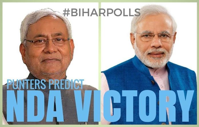 PuntersBiharPolls Punters bet on BJP in Bihar