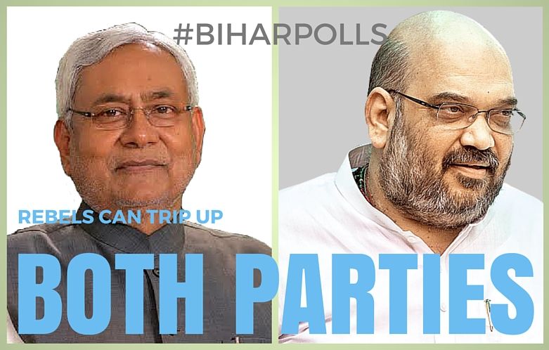 Rebels may trip Official candidates in Buxar