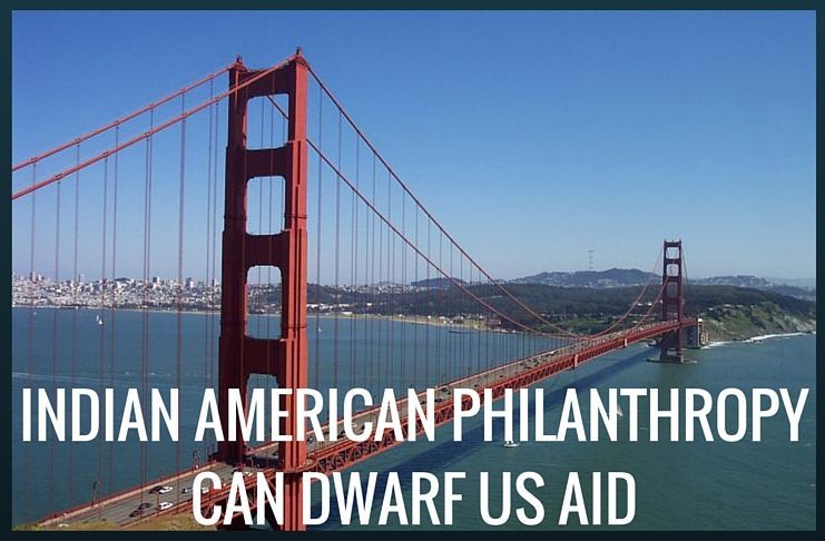 Philanthropy by Indian-Americans could dwarf US aid