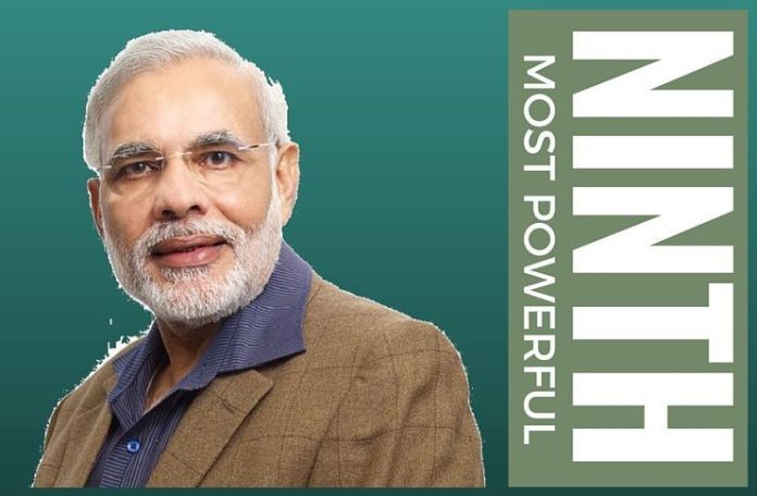 NaMo9th Modi is World's Ninth most powerful person