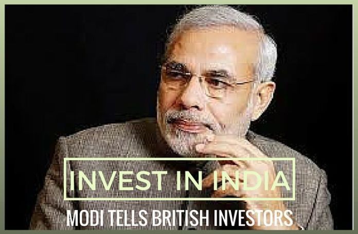 NaMoUK Invest in India, Modi tells British investors