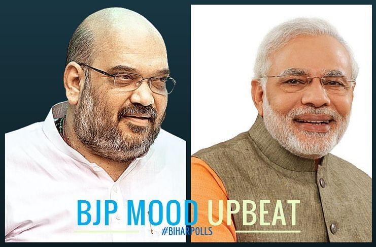 A day before Bihar vote count, BJP is in a celebratory mode