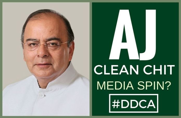 AJCase6 Media spin gives new twist to DDCA scam - On clean chit to Jaitley, Kejriwal hits at media houses