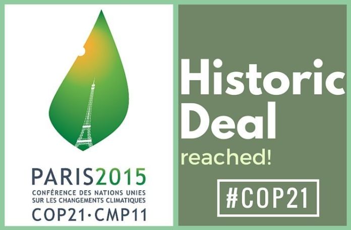 COP21Deal Historic climate pact adopted at #COP21