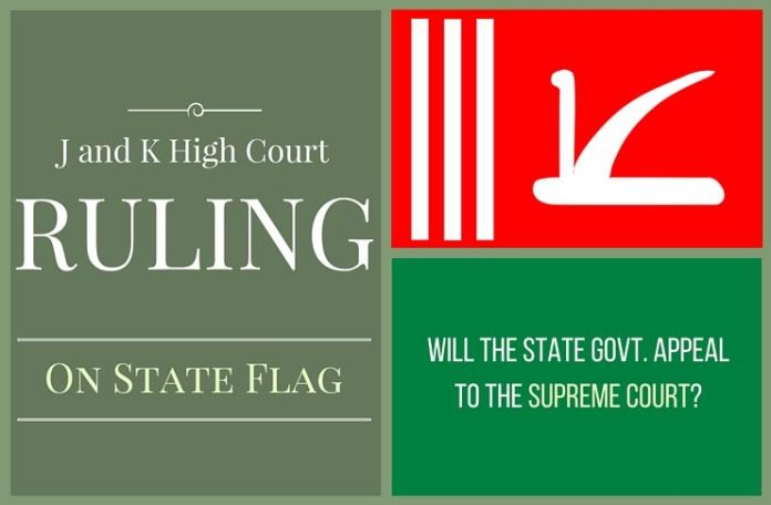 JKFlag Ruling on separate flag heats up J & K politics