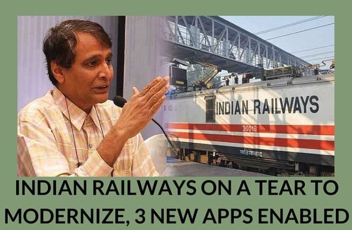 Indian Railways on a tear to modernize, 3 new apps enabled Indian Railways On A Tear To Modernize 3 New Apps Enabled