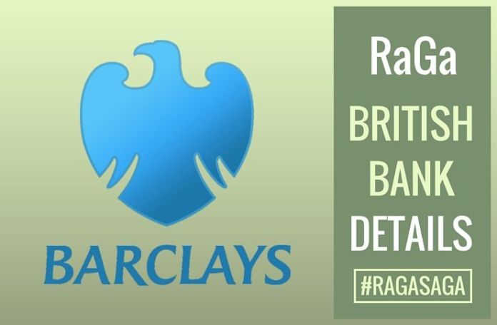 SSLtr2EDPub Rahul Gandhi's British Bank account revealed