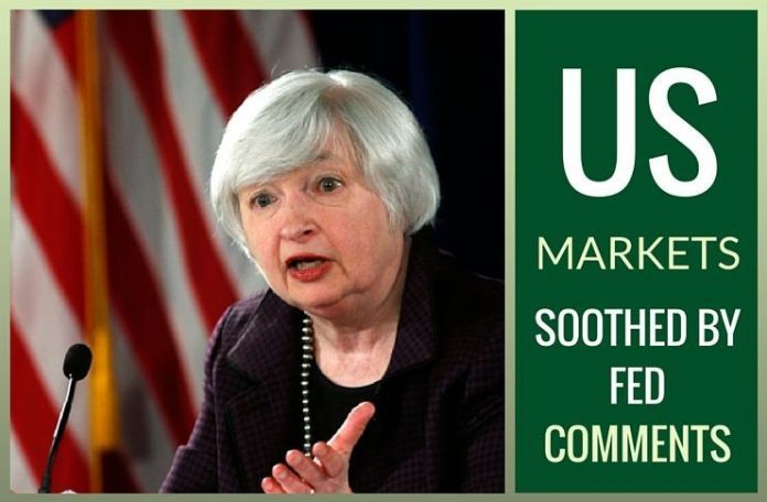 Yellen1 Despite Yellen's soothing comments US Stocks are in correction territory