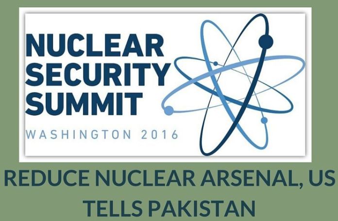 Reduce nuclear arsenal, US tells Pakistan Nuclear Arsenal
