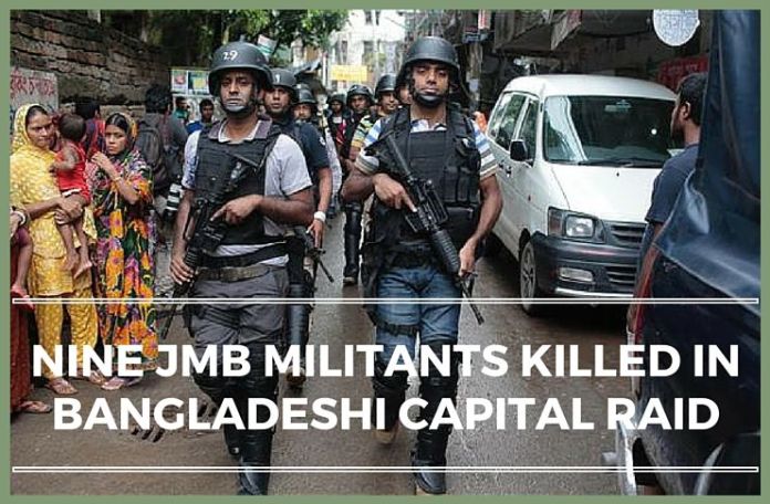 Bangladeshi capital raid JMB Militants killed in a raid