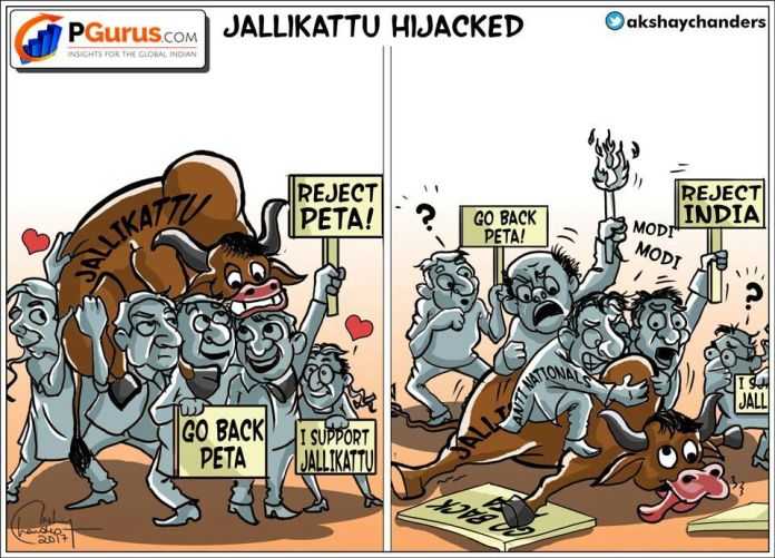 JKattuHijacked Jallikattu Hijacked