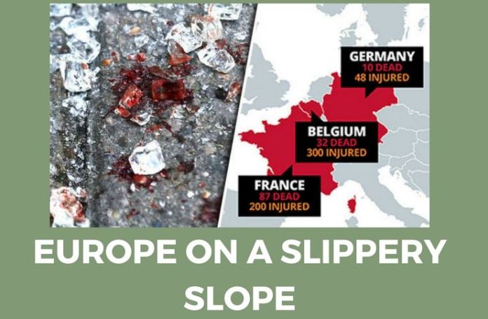 Europe On A Slippery Slope Europe Terror attacks
