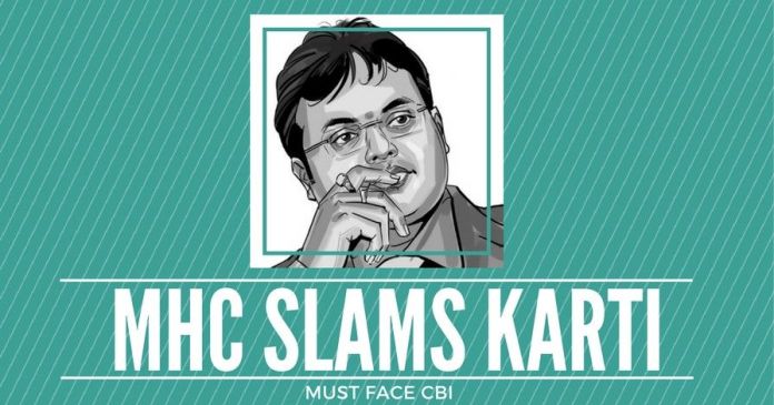 Karti11 Madras High Court rejects Karti petition to quash CBI FIR
