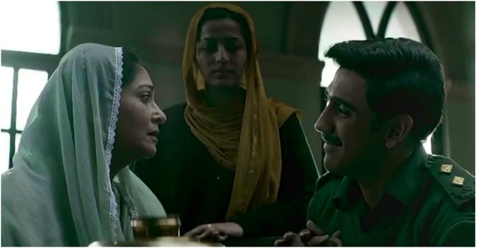 Amrita Rai in a scene in Raag Desh