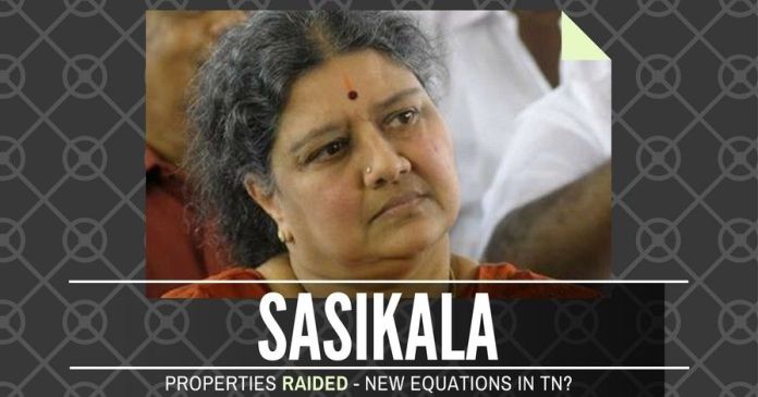 Sasi1 With over 200 raids on Sasikala associated properties, will there be a new political re-alignment in Tamil Nadu?