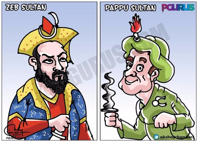 RagaDrawsParallelsWithAurangazeb Drawing parallels between RaGa and Aurangazeb?