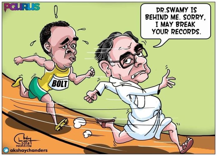 PCRunsFasterThanBolt Filing petitions in Supreme Court, giving interview, trying to create an air of nonchalance - this is Chidambaram today