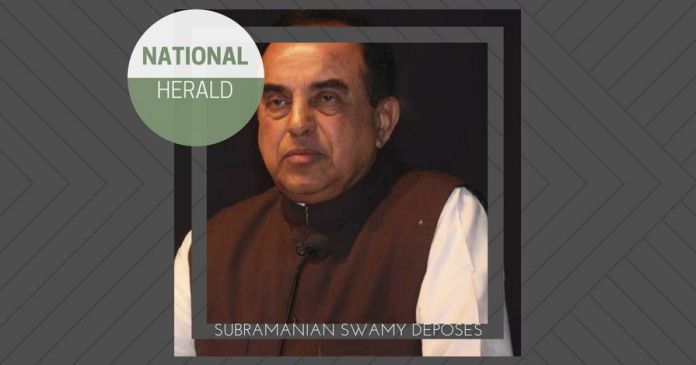 SS1871 Swamy starts producing evidence in the National Herald case amidst repeated objections by the lawyers for the accused