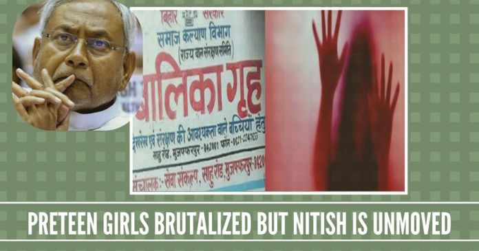 Shelter home Preteen girls brutalized but Nitish is unmoved