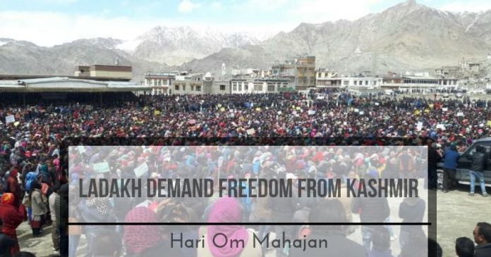 Ladakh (3) Ladakhi Buddhist demand freedom from Kashmir