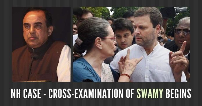 NH1921 Cross-examination of Subramanian Swamy by lawyers begins in the National Herald case. WIll a day-to-day trial ensue?