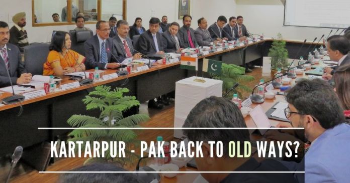 KC1931 Pakistan is back to is old tricks of promising a lot and delivering little as Kartarpur corridor talks disappoint