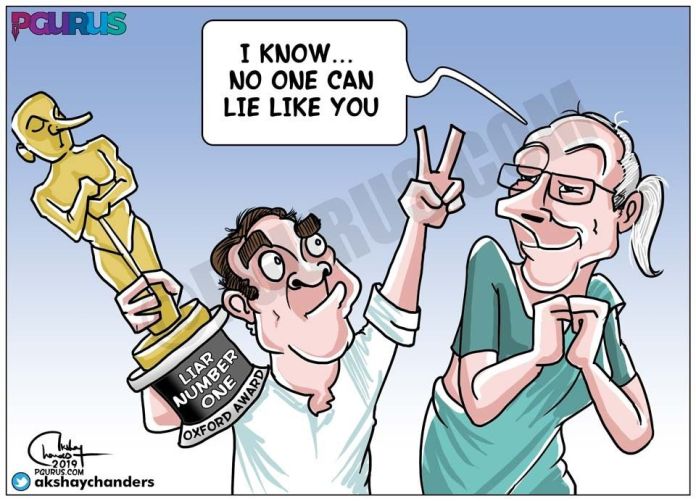 International Embarrassment for Rahul Gandhi as Oxford Dictionary Nails the Lie International Embarrassment for Rahul Gandhi as Oxford Dictionary Nails the Lie