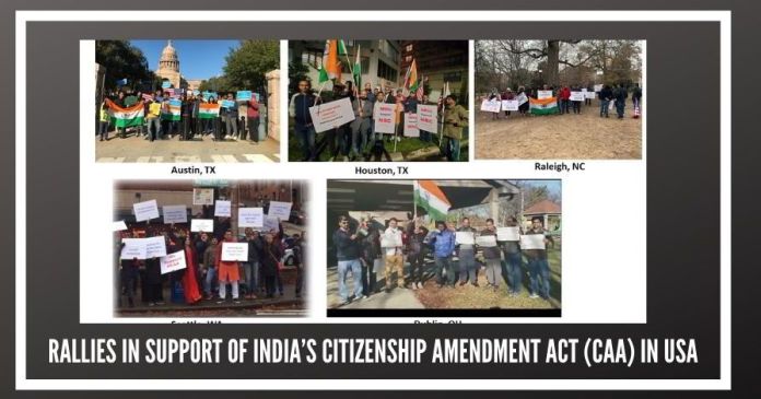 Rallies in Support of CAA Rallies in support of India’s Citizenship Amendment Act (CAA) and to counter deliberate lies spread against it by some Organizations.