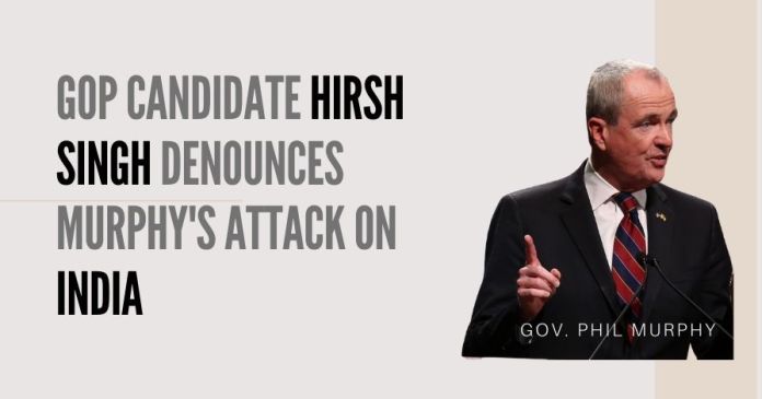 Press Release: Republican Hirsh Singh Denounces Gov. Phil Murphy's Attack on India Hirsh Singh, a 34-year-old Indian American, has made waves with his conservative Republican platform. An Atlantic City native, Singh is one of Governor Murphy’s most prominent and vocal critics.