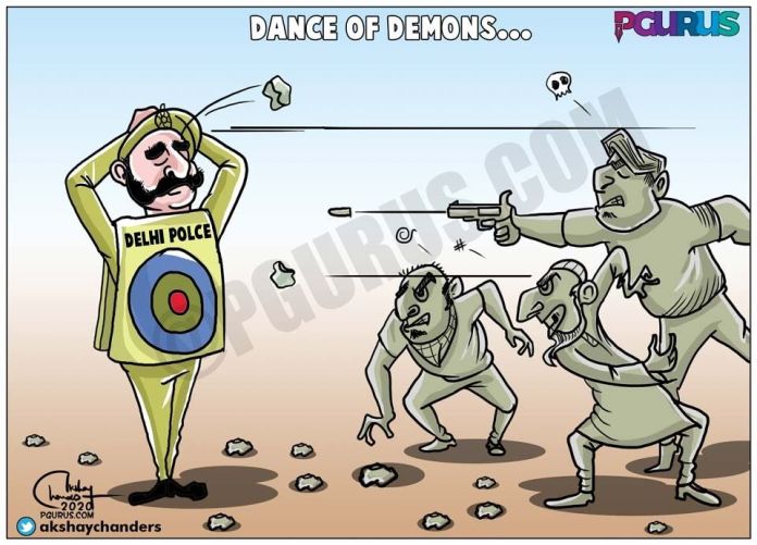 Where did the goons of Delhi come from? Locals say they are strangers. Where did the goons of Delhi come from? Locals say they are strangers.