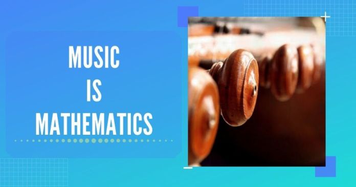 Music is mathematics Music has laws like mathematics, and if the laws are followed, we have the music we call great.