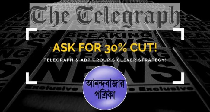 ASK for 30% CUT! Telegraph & ABP Group management writes to its employees and exhorts them to email to the management a
