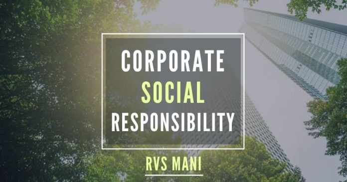 Corporate Social Responsibility The Government should consider covering resource efficiency of resources critical to the nation and also an investment in disaster mitigation and technologies for disaster mitigation under the ambit of Corporate Social Responsibility.