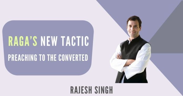 Rahul Gandhi’s new tactic: Preaching to the converted Rahul Gandhi’s video interactions are a pleasant echo chamber. It has been an exercise of preaching to the converted, nothing more than an opposition party’s strategy against the government
