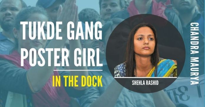 Shehla Rashid (3) Tukde Tukde gang poster girl Shehla Rashid once again in the dock after her father Abdul Rashid Shor alleges he is facing life threats for her
