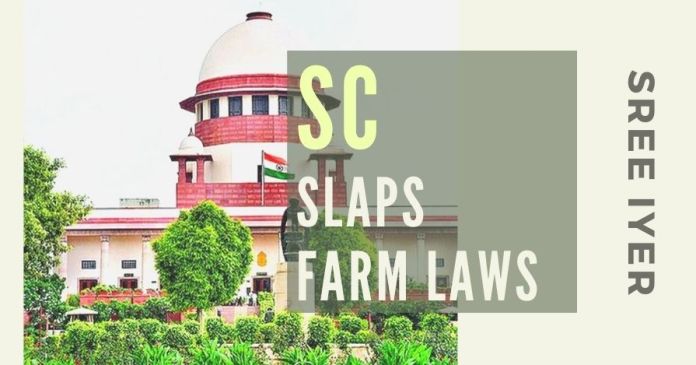 Farm laws Supreme Court comes down heavily on the Modi Govt. on Farm laws