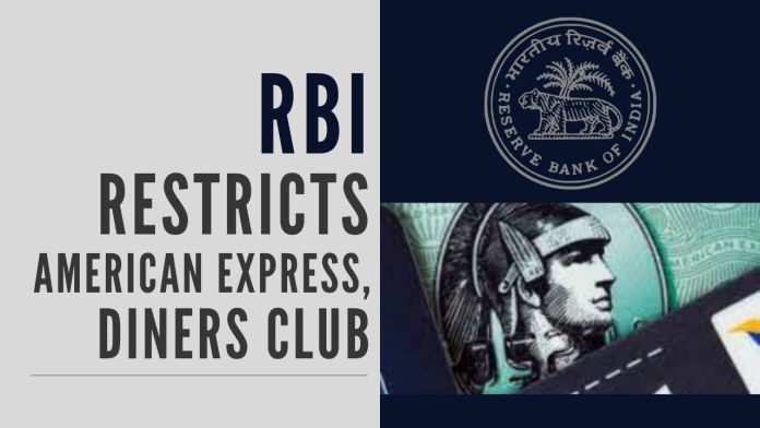 RBI Non-compliance to PSS Act by American Express, Diners Club invites the wrath of RBI