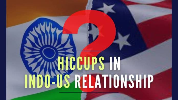Strategic Marriage of an Arranged Partnership 2 Why are hiccups coming in the Indo-US relationship?....lines are getting crossed...