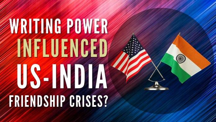 writing power India has been and continues to be an important ally for the United States and undoubtedly a hedge against rising China politically and economically.