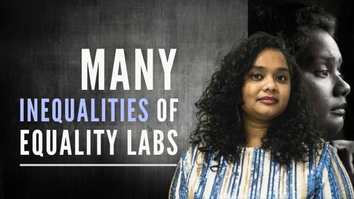 Many Inequalities of Equality Labs T Soundararajan seems to have a bigger and deeper agenda than it meets the eye at the first instance