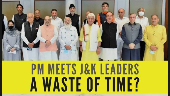 Modi meet Kashmiri Leaders A waste of time, meeting leaders from J & K and not inviting the most affected parties, Kashmiri Hindus