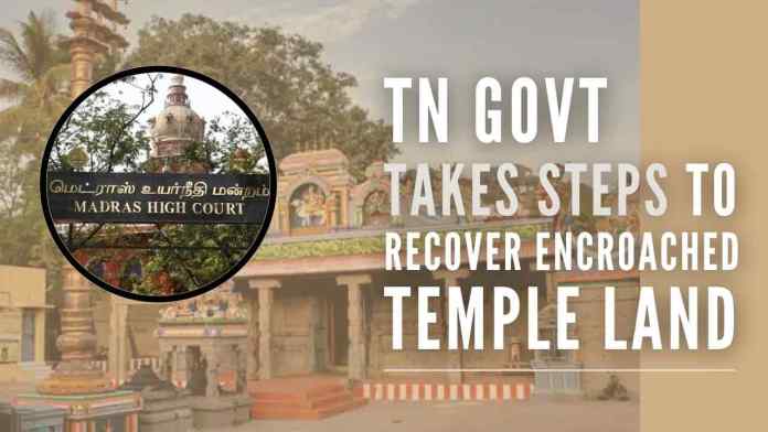 TN taking steps to get back temple land from encroachers (1) When plea came up for hearing, govt pleader P Muthukumar submitted that about 83.26 acres of land belonging to temple was in possession of third parties
