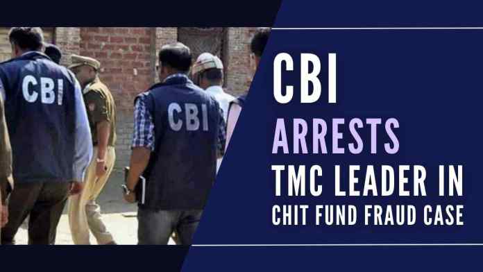 cbi arrested tmc leader pranab chatterjee in a chit fund case The TMC leader was held for allegedly siphoning off money from a trust running the scheme