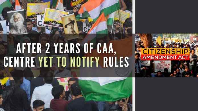 After two years of the CAA, Centre yet to notify rules January 9 was the last day of the extension the ministry had sought from the two parliamentary committees in the Lok Sabha and the Rajya Sabha to frame the rules