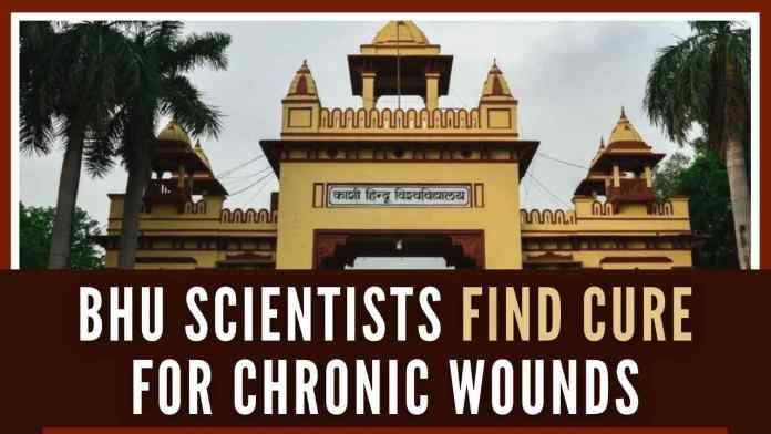 BHU scientists find cure for chronic wounds The study employed a total of twenty patients with chronic non-healing ulcers for more than six weeks duration