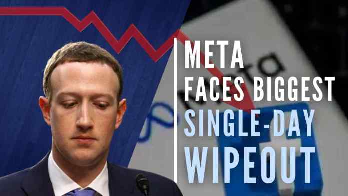Meta Faces Biggest Single-Day Wipeout Along with Meta, Twitter, Snap, and Pinterest all closed lower on Thursday and dragged Nasdaq Index down 4.2%, its worst selloff since Sep 2020