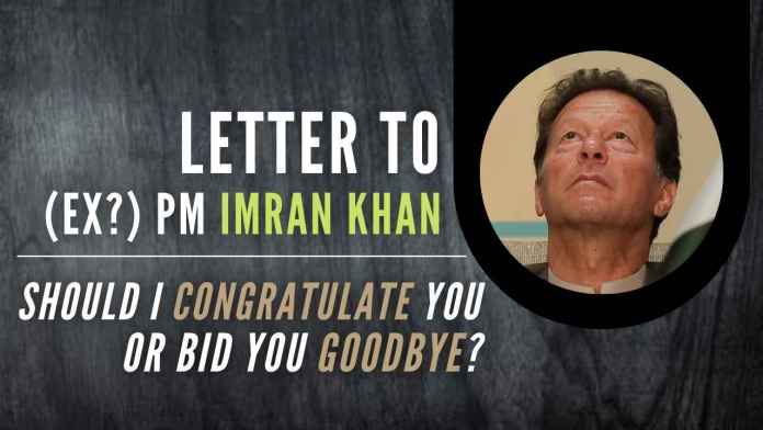 Dear (Ex) PM Imran Khan Immi, let me know what the situation is and we can have another “Jalsa” in London, where all the former PMs and Presidents from your country end up