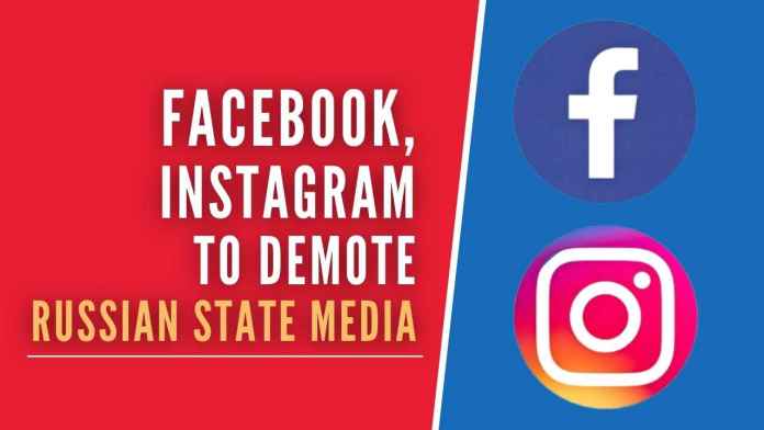 FB to demote Russian state media across its entire platform Facebook's latest update comes after several days of crackdowns on Russian state media from major tech companies